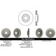 thumbnail image 2 of Disco Freno para auto Audi A3 2003-2013 Delantero, 2 of 4