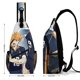 thumbnail image 2 of Haikyuu Riñonera Bandolera con Estampado Integral para Hombres y Mujeres, Bolso Cruzado Gráfico de Tendencia, Mochila de Hombro Streetwear para Ciclismo y Deportes, Riñonera Versátil Casual, 2 of 6