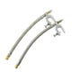thumbnail image 2 of Par De Extensión De Vástago De Válvula De Neumático Para Coche RV, Neumático Doble, 10 Pulgadas, Trenzado De Acero Para Abrazadera, 2 of 3