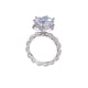 thumbnail image 1 of Anillos de Boda de Moissanita de 5 Uds para Mujer Corte Redondo Color D VVS1 Anillos de Diamante Anillos de Compromiso con Certificado, 1 of 9