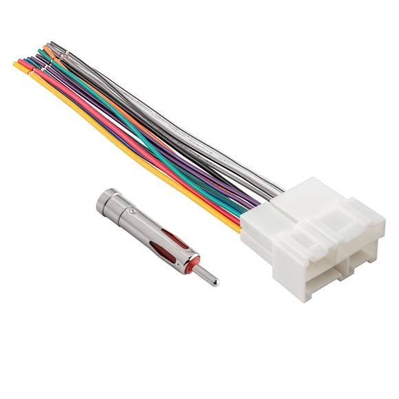 Arnés de cables para radio de coche y adaptador de antena para GM Chevrolet