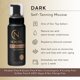 thumbnail image 2 of Espuma autobronceadora Norvell Sunless Dark Mousse de 240 ml con bronceador, 2 of 8