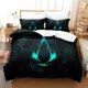 thumbnail image 1 of Vikings Bedding Set Single Twin Full Queen King Size Bed Set Aldult Kid Bedroom Duvetcover Sets 3D Print juego de sábanas Bed Sheets, 1 of 5
