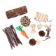 thumbnail image 4 of 11x Juguetes Para Masticar Hámster, Juego De Dientes, Juguete Para Rechinar, Mancuerna De Madera, Ejercicio De Juego, 4 of 5