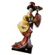 thumbnail image 2 of 12 Pulgadas Vintage Japonés Kimono Geisha Mu?eca Figura Ropa Amarilla Decoración Del Hogar, 2 of 5