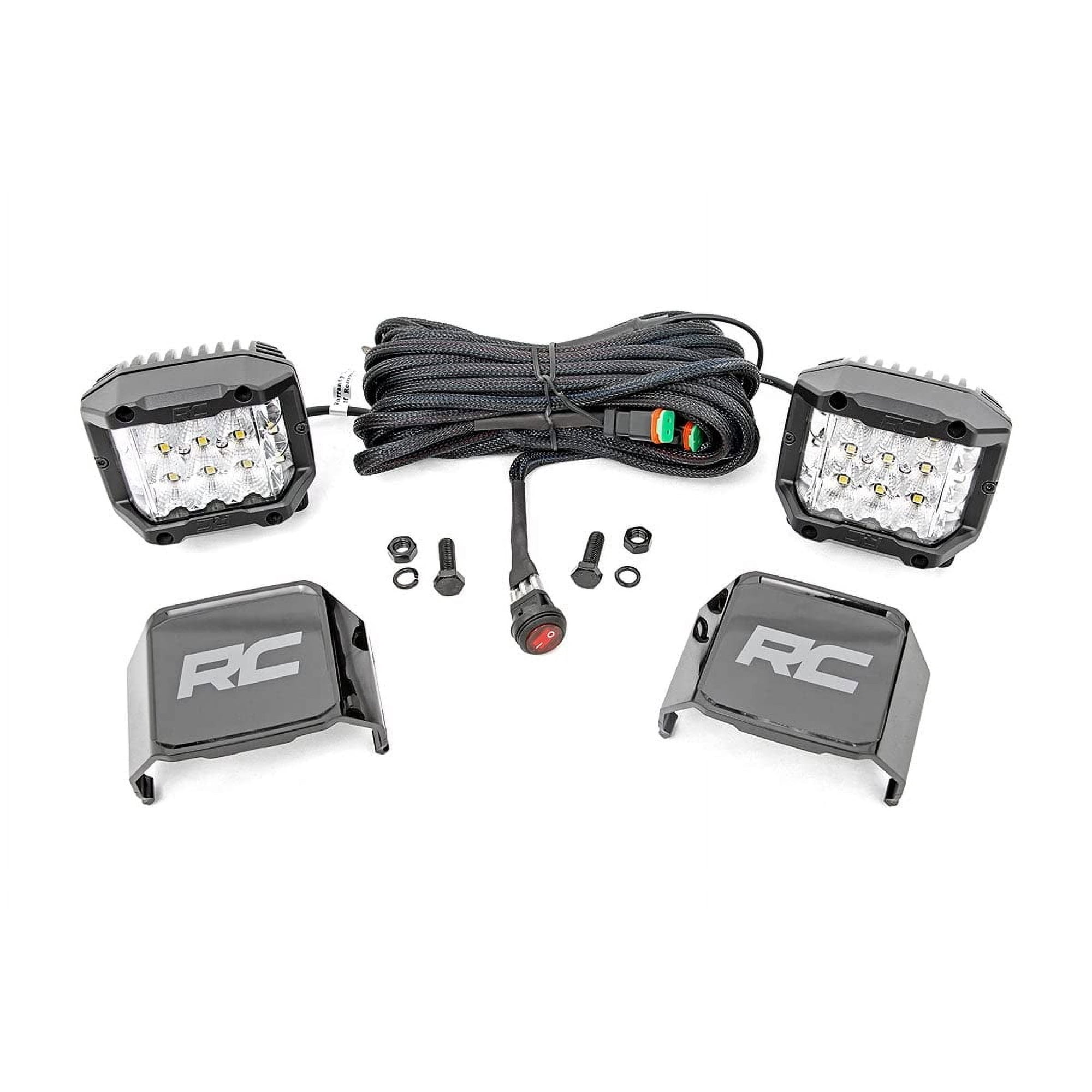 Par De Luces Led Rough Country 3 De Gran Angular Osram De 13.500 Lúmenes
