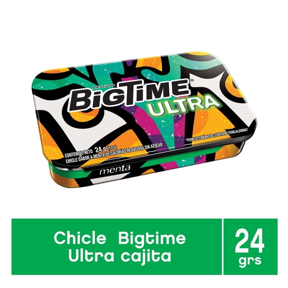 Chicle Bigtime Ultra, 24 g