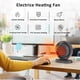 thumbnail image 3 of Calentador de escritorio,Calentadores de espacio pequeño para uso interior,Calentador de escritorio seguro y silencioso para dormitorio Oficina en el hogar (gris), 3 of 3