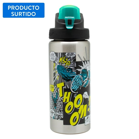 Botella mango marvel-disney 600 ML acero inoxidable 1 Pieza Surtido 1 Pieza