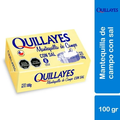 Mantequilla Con Sal 100 G Quillayes