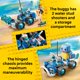 thumbnail image 3 of Set de Bloques LEGO Pokémon 72156 Squirtle Buggy, 3 of 6