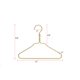 thumbnail image 5 of Perchas para trajes Quality Hangers de aluminio dorado, 12 piezas, para niños, 5 of 7