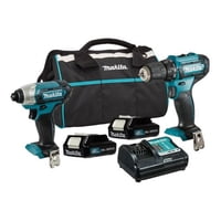 Makita - Kit 12 Volts Taladro Percutor + Atornillador Impacto