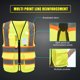 thumbnail image 2 of Chaleco de Seguridad AYKRM Reflectante 7 Bolsillos Unisex, 2 of 3