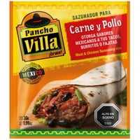 Comida Mexicana Sazonador Sobre Carne Pollo Taco 30 G Pancho Villa