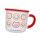 thumbnail image 3 of Taza De Café De Cerámica Con Asa, Taza De Agua De 350ml Para Jugo, Leche Con Leche, Bebida Roja, 3 of 3