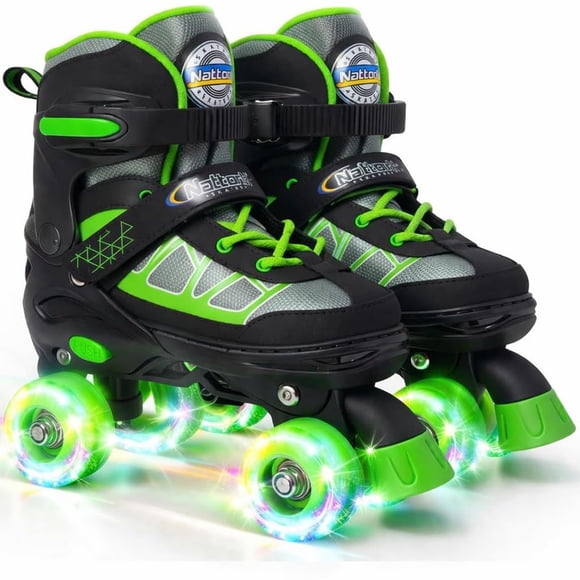 Patines Nattork Ajustables con Ruedas Luminosas