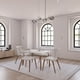 thumbnail image 2 of Pack x4 Sillas De Comedor Madera Laqueada Blanca Windsor, 2 of 6