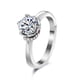 thumbnail image 4 of 1ct Moissanite Couple Rings - 925 Sterling Silver Engagement Rings for Romantic Love - Adjustable Promise Ring for Him and Her - Perfect Gift for Wedding and Anniversary, 4 of 4