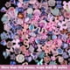 thumbnail image 3 of 100 pcs Sparkling Acrylic Nail Charms - Butterfly, Bear, Flower, Heart, Crown, Starry AB Rhinestones - Perfect for Nail Art and DIY Manicures, 3 of 3