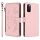 thumbnail image 2 of Funda Cartera Mariposa para [Samsung Galaxy S20] con Soporte y Cremallera Rosa, 2 of 6