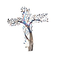 Bothyi - Escultura De Pared Colgante Fondo De Granja Árbol De Interior Decoración De Pared De Metal