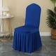 thumbnail image 1 of Xiao Hua Funda Azul para Silla de Comedor -2 Piezas, 17.72 X 17.72 X 37.4 Pulgadas, Funda de Silla con Borde de Falda Completo Elástico en 4 Direcciones, Adecuada para Sillas sin Brazos,, 1 of 5