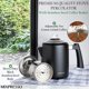 thumbnail image 3 of Cafetera Mixpresso de acero inoxidable negro, 1,1 L, 5 a 8 tazas, 3 of 7