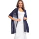 thumbnail image 4 of Bufanda y chal navy para mujer, talla única - olyrjie, 4 of 6