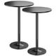 thumbnail image 1 of Mesa de bar Furmax Bistro, paquete de 2 unidades, con base redonda de metal con altura de barra, 1 of 8