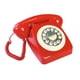 thumbnail image 3 of Teléfono retro con cable TelPal Red, teléfono clásico de los 80, 3 of 7
