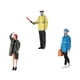 thumbnail image 1 of Figuras De Personas A Escala 3x 1/32, Proyectos De Bricolaje Pintados, Escultura De Personas Pequeñas De Resina, Estilo B, 1 of 5