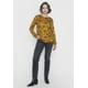 thumbnail image 4 of Sweater Mujer Camant Print Mostaza Corona, 4 of 5