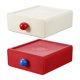 thumbnail image 1 of Uxcell 2Pcs Cajones de Almacenamiento Apilables para Escritorio, Organizador de Escritorio de Plástico Apilable con Cajones, Rojo/ Blanco Capa Única, 1 of 7
