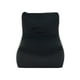thumbnail image 1 of Pouf Tatto 1c Felpa Negro, 1 of 5
