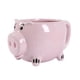 thumbnail image 1 of Taza de cerámica para café de boca ancha con forma de cerdito y asa, ideal para el hogar, la cafetería y la oficina, color rosa., 1 of 8