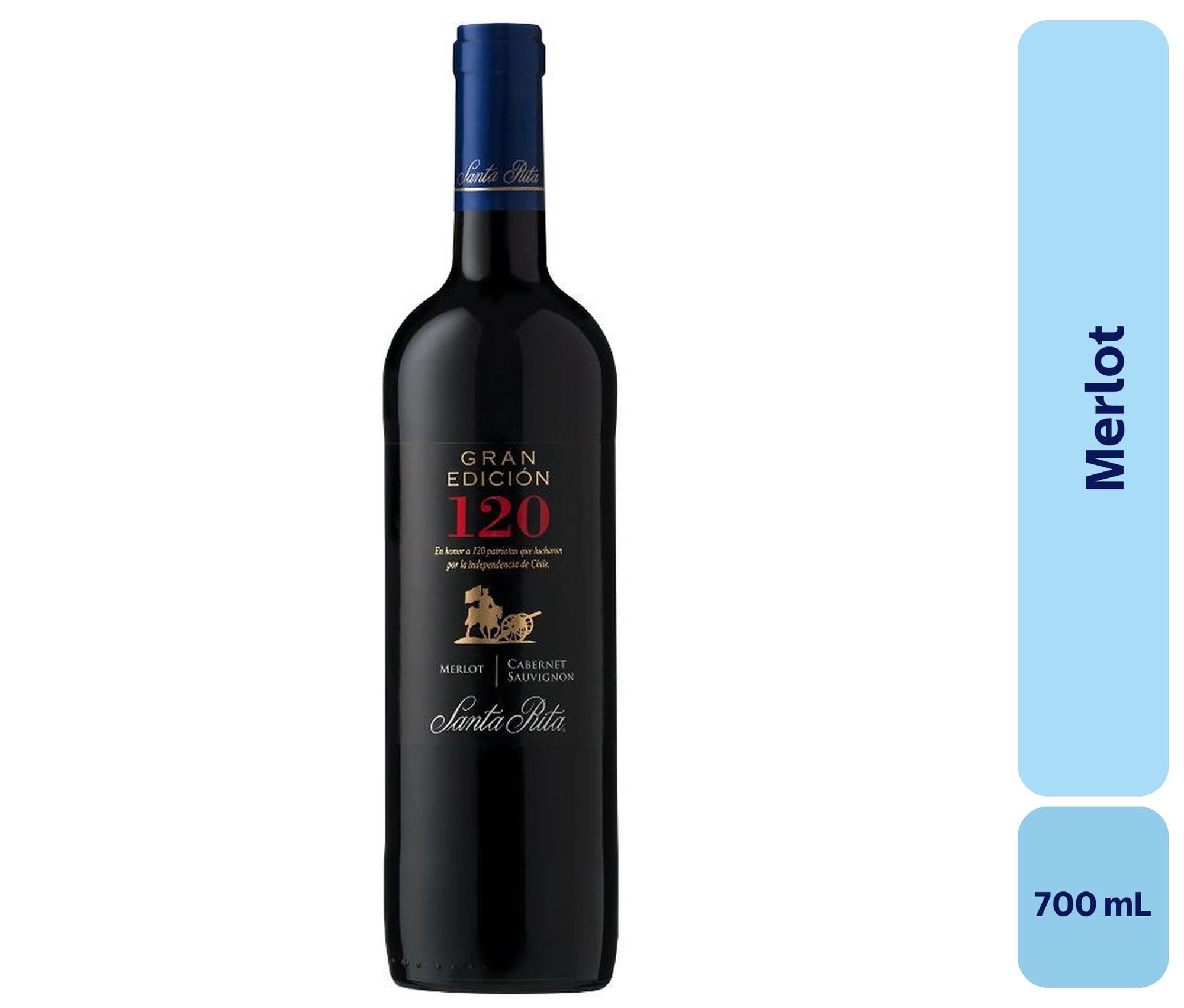 Vino Merlot 700 mL Gran Edicion