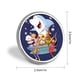 thumbnail image 2 of Jabberjaw-Theme Round Button Badge: Premium Metal Construction, Ideal for High-End Events 2.8 cm, 2 of 6
