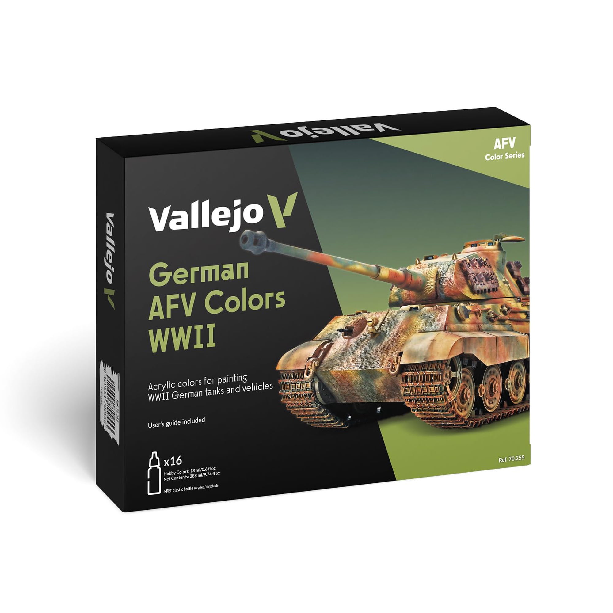 Set De Pinturas Vallejo Model Color German Afv Wwii 16x18ml