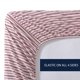thumbnail image 3 of Juego de sábanas Nautica Coleridge Stripe Red 100% algodón Twin XL, 3 of 6