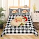 thumbnail image 3 of Christm-as Trees D-u-t Co-ve-r Queen Size Sa-nta Claus- and Snowman Comfort-er Cover with 2 Pillow-case for Te-ens Adults Kids S-tarry Sky Be-dding Set Snow Sc-ene Brea-thable 3 Pieces D-ecorative, 3 of 5