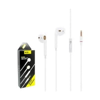 Genérico - Audífonos Manos Libres Para Celular Aux Jack 35Mm K-900 Blanco