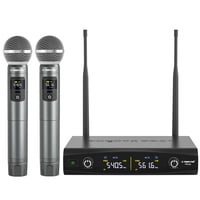Sistema De Micrófono Inalámbrico Phenyx Pro Ptu-52-2H 2X30 Uhf