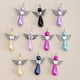thumbnail image 1 of 10pcs White Heart Wings Angel Charms for DIY Jewelry Making - Artificial Crafting Accessories for Necklaces, Bracelets, Earrings, and Keychains - 3x2.1cm/1.18x0.83in, 1 of 4