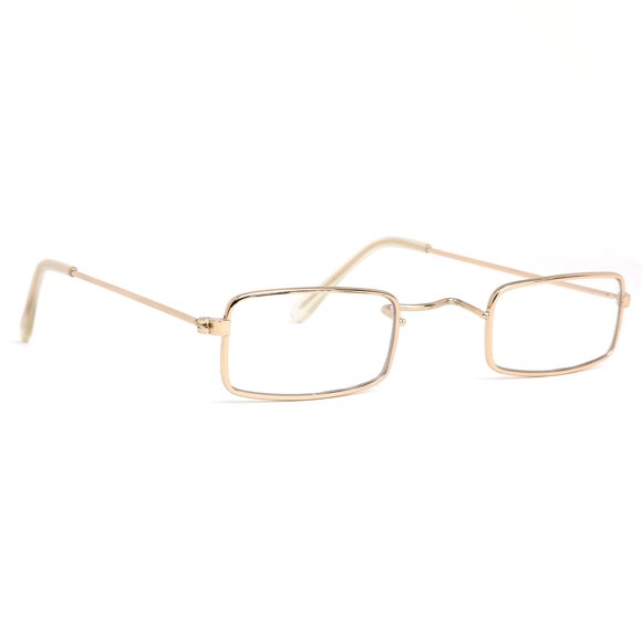 Gafas de disfraz Skeleteen Old Man Rectangulares con forma de abuelita, 1 par