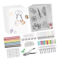 Magideal - Kit De Papeles Termorretráctiles, Láminas Termorretráctiles, Materiales Para Manualidades Estilo A