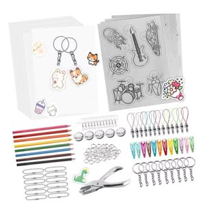 Magideal - Kit De Papeles Termorretráctiles, Láminas Termorretráctiles, Materiales Para Manualidades Estilo A