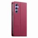 thumbnail image 5 of Funda Tipo Cartera de Cuero Sintético para Samsung Galaxy A55 Bloqueo RFID, con Ranuras para Tarjetas y Bolsillo para Efectivo, Cierre Magnético Fuerte Rojo, 5 of 6