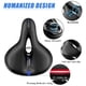 thumbnail image 2 of Asiento de bicicleta Gincleey Comfort acolchado de espuma viscoelástica para mujeres y hombres, 2 of 7