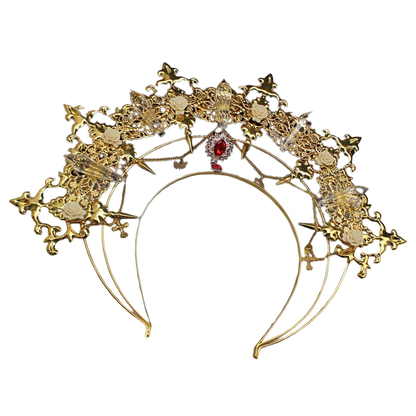 Ioensy - Diadema Accesorios De Bricolaje Paquete De Material De Bricolaje Gótico Para Disfraz De Halloween Estilo D